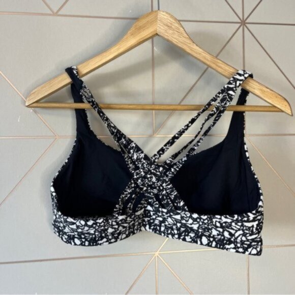 Lululemon Game Day Top Ice Breaker White Black / Iced Wave White Black - Picture 5 of 5